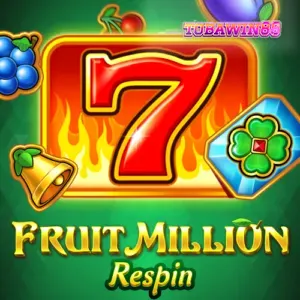 Tampilan visual slot Fruit Million Respin dengan simbol buah klasik